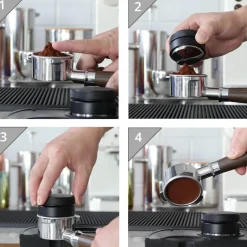 Verstellbarer 58-mm-Espresso-Tamper – Kaffeeverteilungswerkzeug