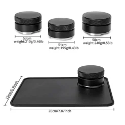 Verstellbarer 58-mm-Espresso-Tamper – Kaffeeverteilungswerkzeug