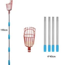 Verstellbarer Obstpflücker – Erntewerkzeug für hohe Äste