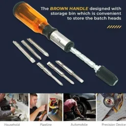 Verstellbarer Schraubendrehersatz – Halbautomatische Präzisionswerkzeuge für Heimwerker