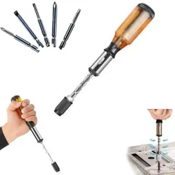 Verstellbarer Schraubendrehersatz – Halbautomatische Präzisionswerkzeuge für Heimwerker