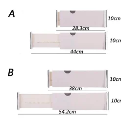 Verstellbarer Schubladenteiler – einziehbarer Aufbewahrungs-Organizer
