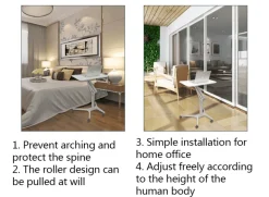 Verstellbarer Sitz-Steh-Schreibtisch – Modernes japanisches Design