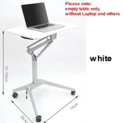 Verstellbarer Sitz-Steh-Schreibtisch – Modernes japanisches Design