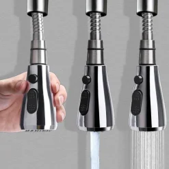 Verstellbarer Wasserhahn-Verlängerer – drehbarer Spülbeckenaufsatz für einfache Nutzung