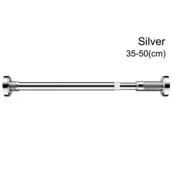 Verstellbarer Wäscheständer aus Edelstahl, Teleskopstange für den Balkon