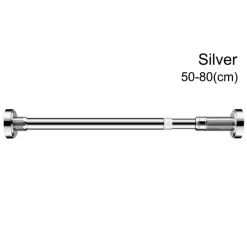 Verstellbarer Wäscheständer aus Edelstahl, Teleskopstange für den Balkon