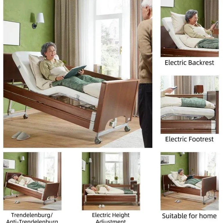 Verstellbares elektrisches Krankenhausbett – Komfortbett für die Patientenpflege