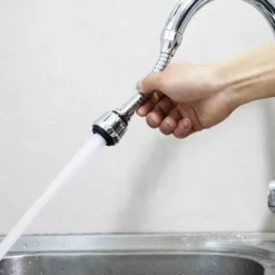 Verstellbares 360-Grad-Verlängerungsrohr für Küchenarmaturen – vielseitiges Wasserhahnzubehör