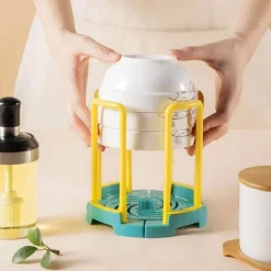 Verstellbares Mini-Abtropfgestell – Aufbewahrungs-Organizer für die Küche