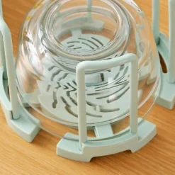 Verstellbares Mini-Abtropfgestell – Aufbewahrungs-Organizer für die Küche