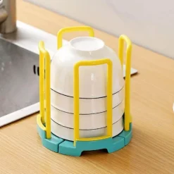 Verstellbares Mini-Abtropfgestell – Aufbewahrungs-Organizer für die Küche