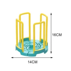 Verstellbares Mini-Abtropfgestell – Aufbewahrungs-Organizer für die Küche
