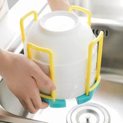 Verstellbares Mini-Abtropfgestell – Aufbewahrungs-Organizer für die Küche