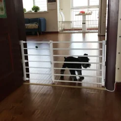 Verstellbares tragbares Hundezauntor - Haustierbarriere