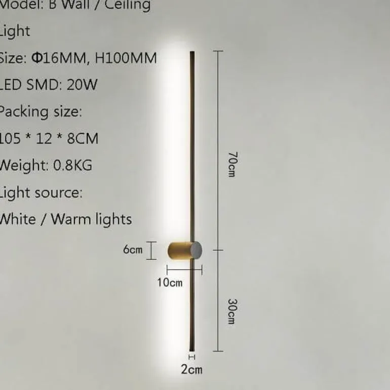 Vertical Floor Lamp - Elegant Home Lighting