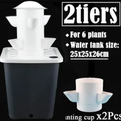 Vertikales Hydrokultur-Gartenset - Green Life Home Planter