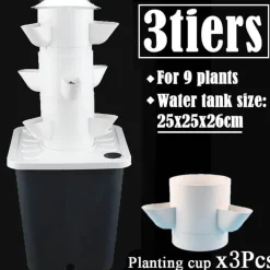 Vertikales Hydrokultur-Gartenset - Green Life Home Planter