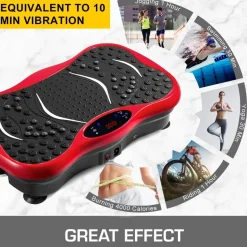 Vibrationsmassagegerät-Plattform – Schlankes Fitnessgerät für den Heimgebrauch