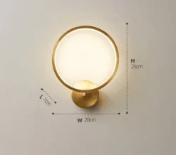 Victorias Wandleuchte – Elegante Ringleuchte