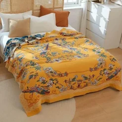 Vierlagige Gazedecke aus nordischer Baumwolle – weiche Tagesdecke