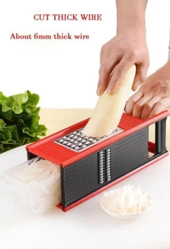 Vierseitiger Gemüsereibe-Schneider - Multifunktionales Küchenwerkzeug