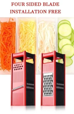 Vierseitiger Gemüsereibe-Schneider - Multifunktionales Küchenwerkzeug
