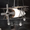 Vintage Airplane Pendant Lamp - Retro Lighting Fixture