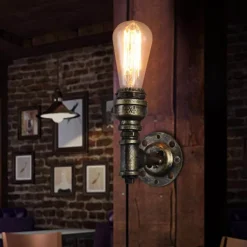 Vintage American Loft Wall Lamps - Rustic Style Lighting