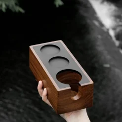 Vintage Barista Tamper Station Aufbewahrungsbox - Kaffeezubehör