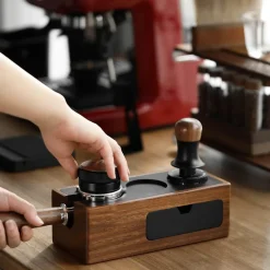 Vintage Barista Tamper Station Aufbewahrungsbox - Kaffeezubehör