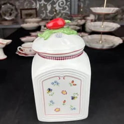 Vintage Deutsches Obstglas - Versiegelter Küchenbehälter