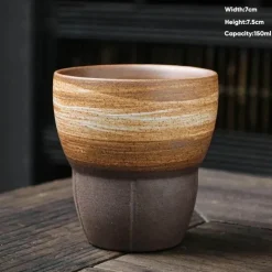 Vintage Espressotassen-Set – Kung-Fu-Teetassen für das Home Office