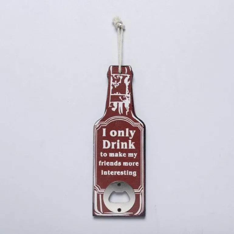 Vintage Flaschenöffner aus Holz - Retro Bar Tool