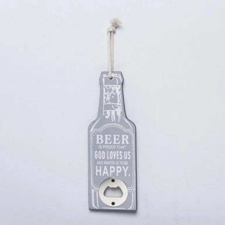 Vintage Flaschenöffner aus Holz - Retro Bar Tool