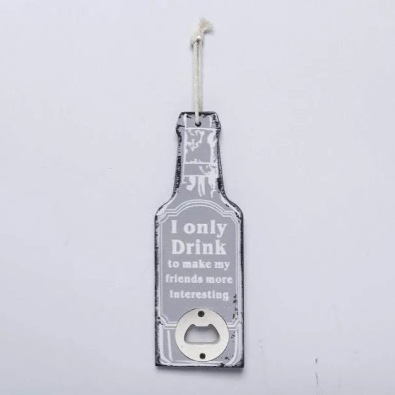 Vintage Flaschenöffner aus Holz - Retro Bar Tool