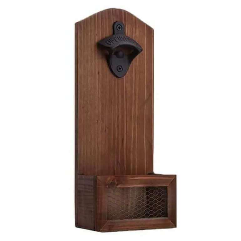 Vintage Flaschenöffner zur Wandmontage – Rustikales Bardekor