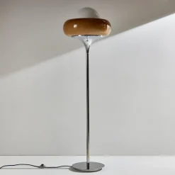 Vintage Floor Lamp – 155 cm Standing Lamp with Knob Switch
