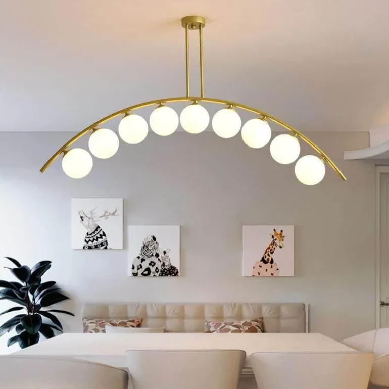 Vintage Gold Chandelier - Elegant European Light Fixture