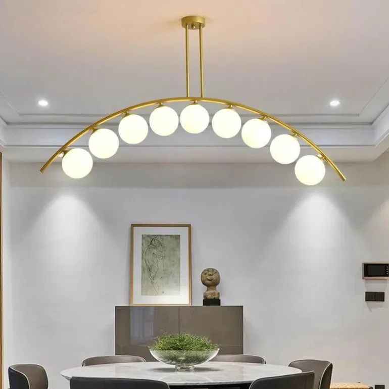 Vintage Gold Chandelier - Elegant European Light Fixture