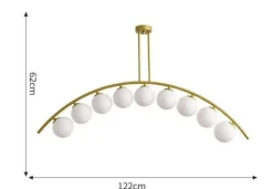 Vintage Gold Chandelier - Elegant European Light Fixture