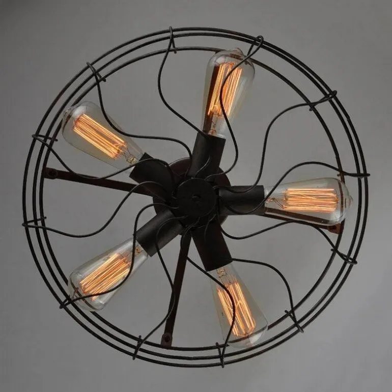 Vintage Hanging Lamp - Retro Industrial Ceiling Light Fixture