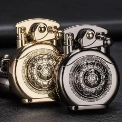 Vintage Kerosinfeuerzeug - Automatische Drehzündung