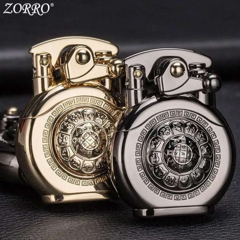 Vintage Kerosinfeuerzeug - Automatische Drehzündung