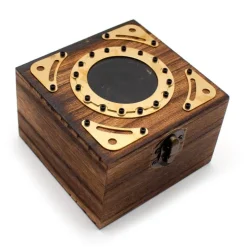 Vintage Kerosinfeuerzeug - Uhrwerk Flammendesign