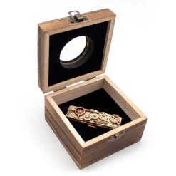 Vintage Kerosinfeuerzeug - Uhrwerk Flammendesign