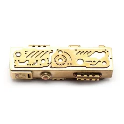 Vintage Kerosinfeuerzeug - Uhrwerk Flammendesign