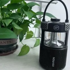 Vintage LED-Außenlautsprecherlampe - Gartenleuchte im Retro-Stil