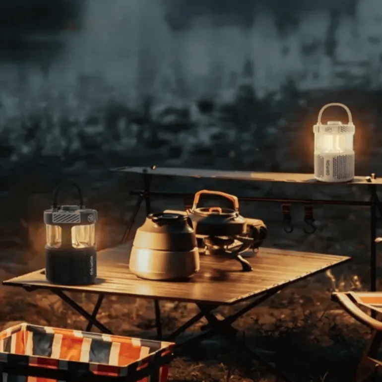 Vintage LED-Außenlautsprecherlampe - Gartenleuchte im Retro-Stil