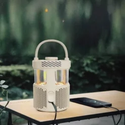 Vintage LED-Außenlautsprecherlampe - Gartenleuchte im Retro-Stil